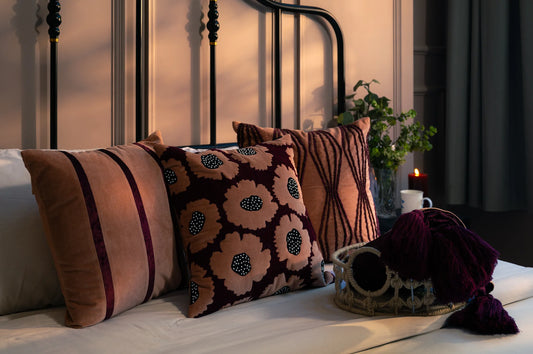 Himmelblush - Mocha Mousse Fløyel Putetrekk