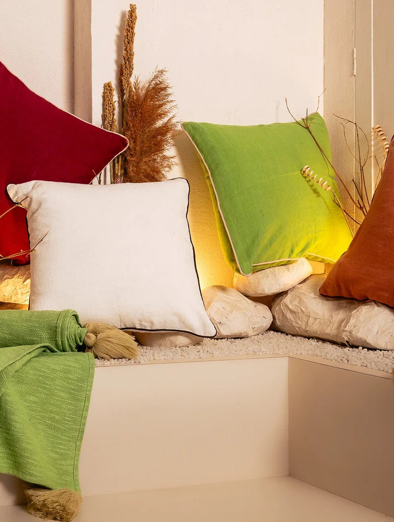 Gresslin Putetrekk + Grønn Hygge Bomull Pledd