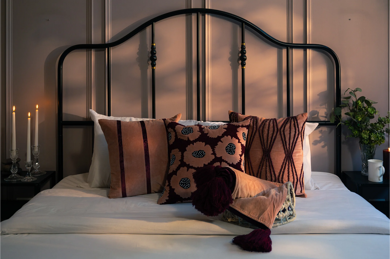 Kveldsbris - Mocha Mousse Fløyel Putetrekk