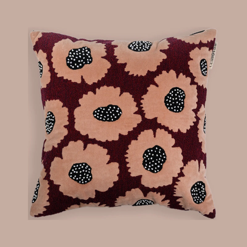 Rosenatt - Mocha Mousse Fløyel Putetrekk