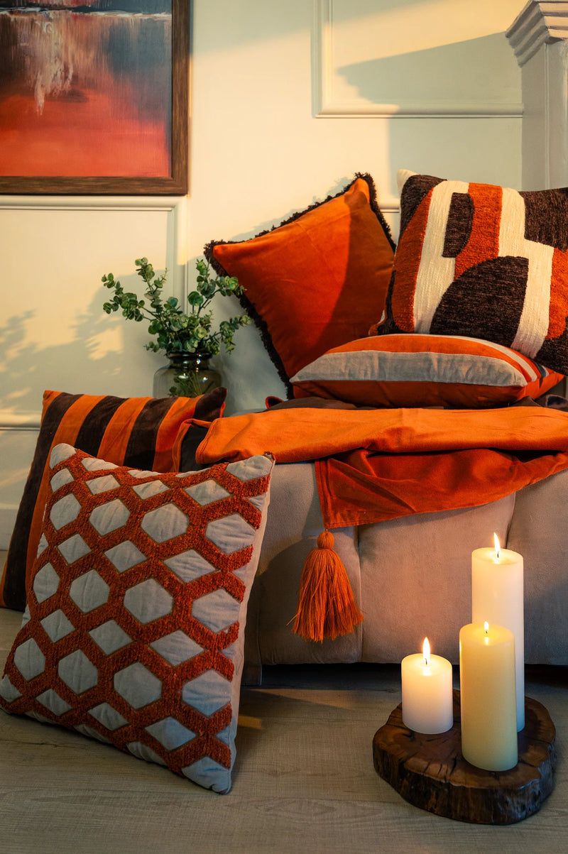 Ro Kolleksjonen - 5 putetrekk 45 cm x 45 cm , 50 cm x 50 cm