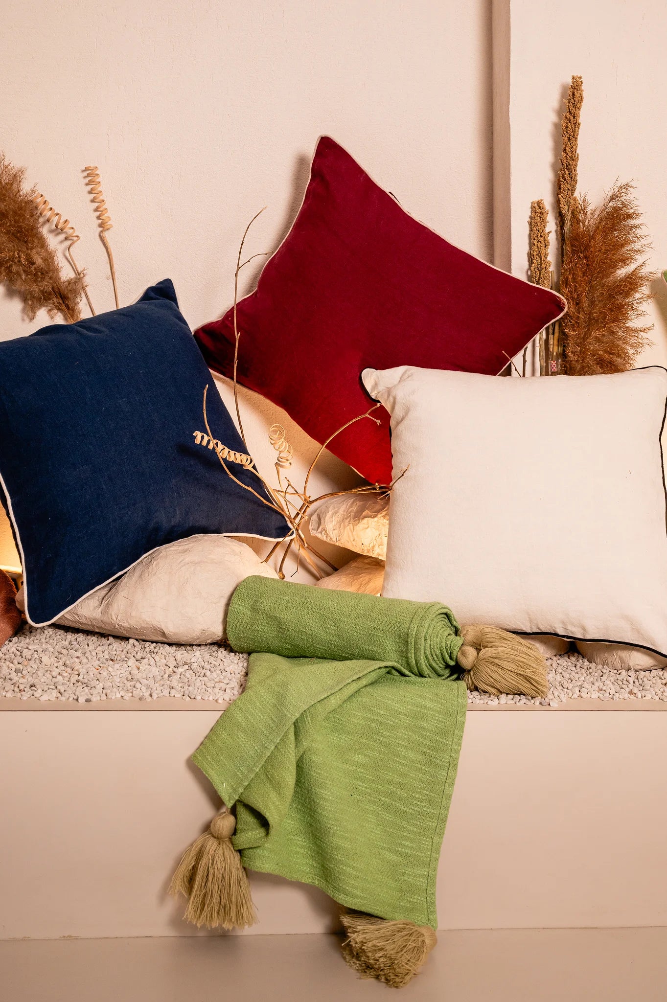 Vinlin Putetrekk + Krem Hygge Pledd