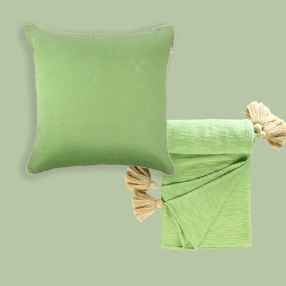 Gresslin Putetrekk + Grønn Hygge Pledd