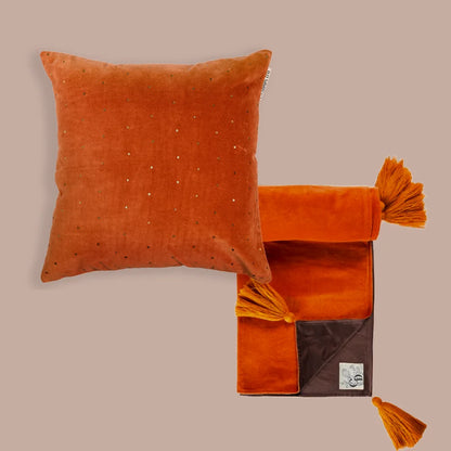 Lykke Putetrekk + Rust-brun Ly Pledd