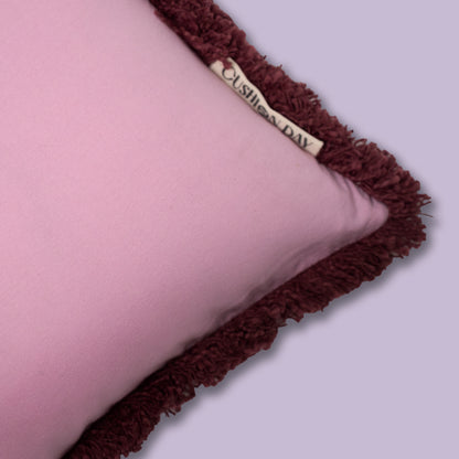 Fløyelsbris Blush fløyelsputetrekk 30x50 cm
