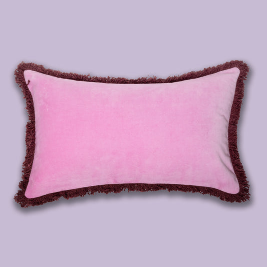 Fløyelsbris Blush fløyelsputetrekk 30x50 cm