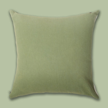 Rammerik Oliven brodert pynteputetrekk 45x45 cm