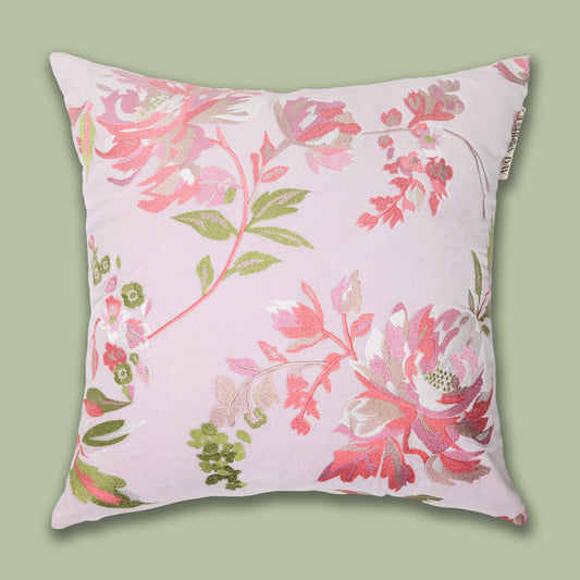 Rosalie Rosa brodert pynteputetrekk 45x45 cm