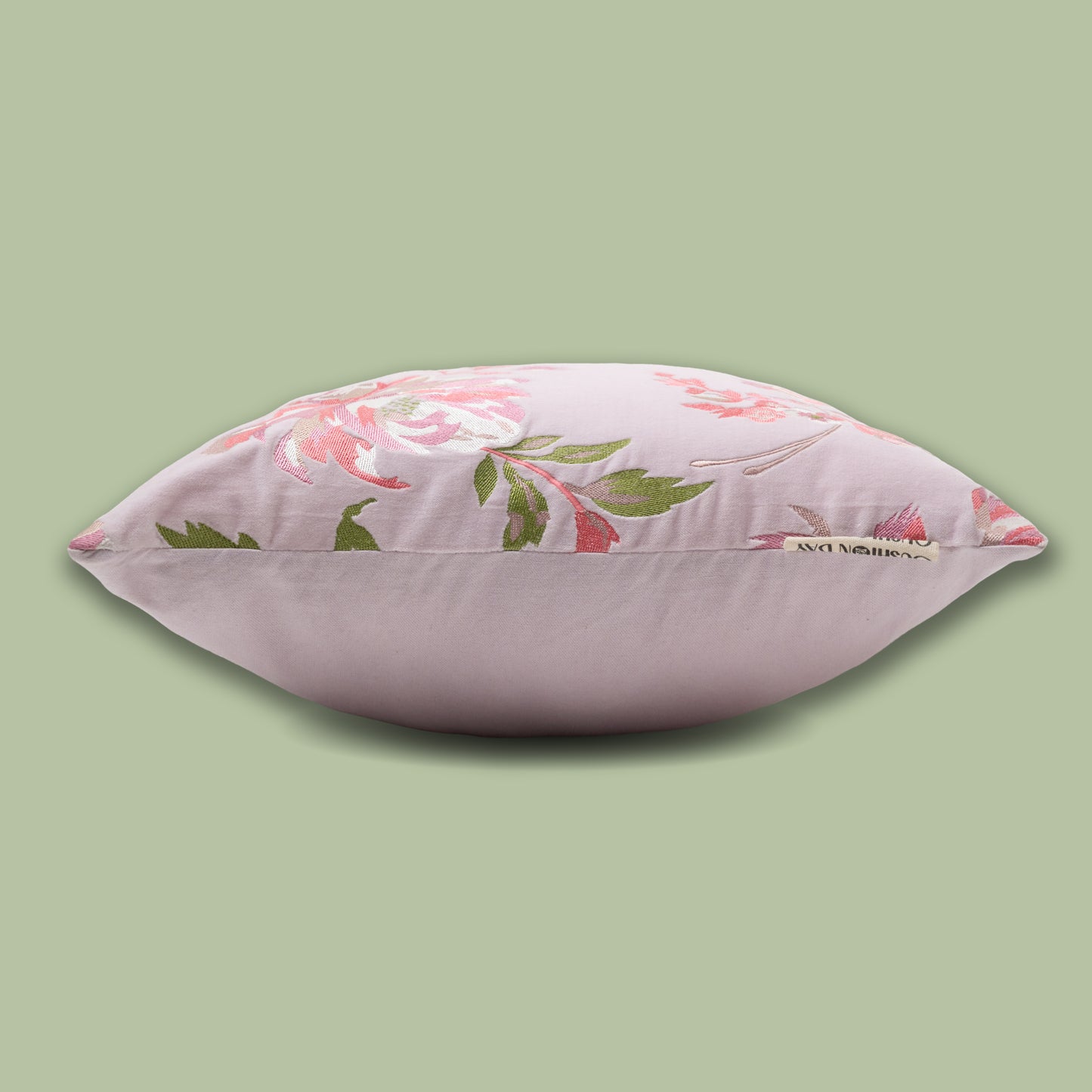 Rosalie Rosa brodert pynteputetrekk 45x45 cm