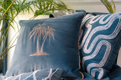 Palmevik - Fjord Fløyel Putetrekk