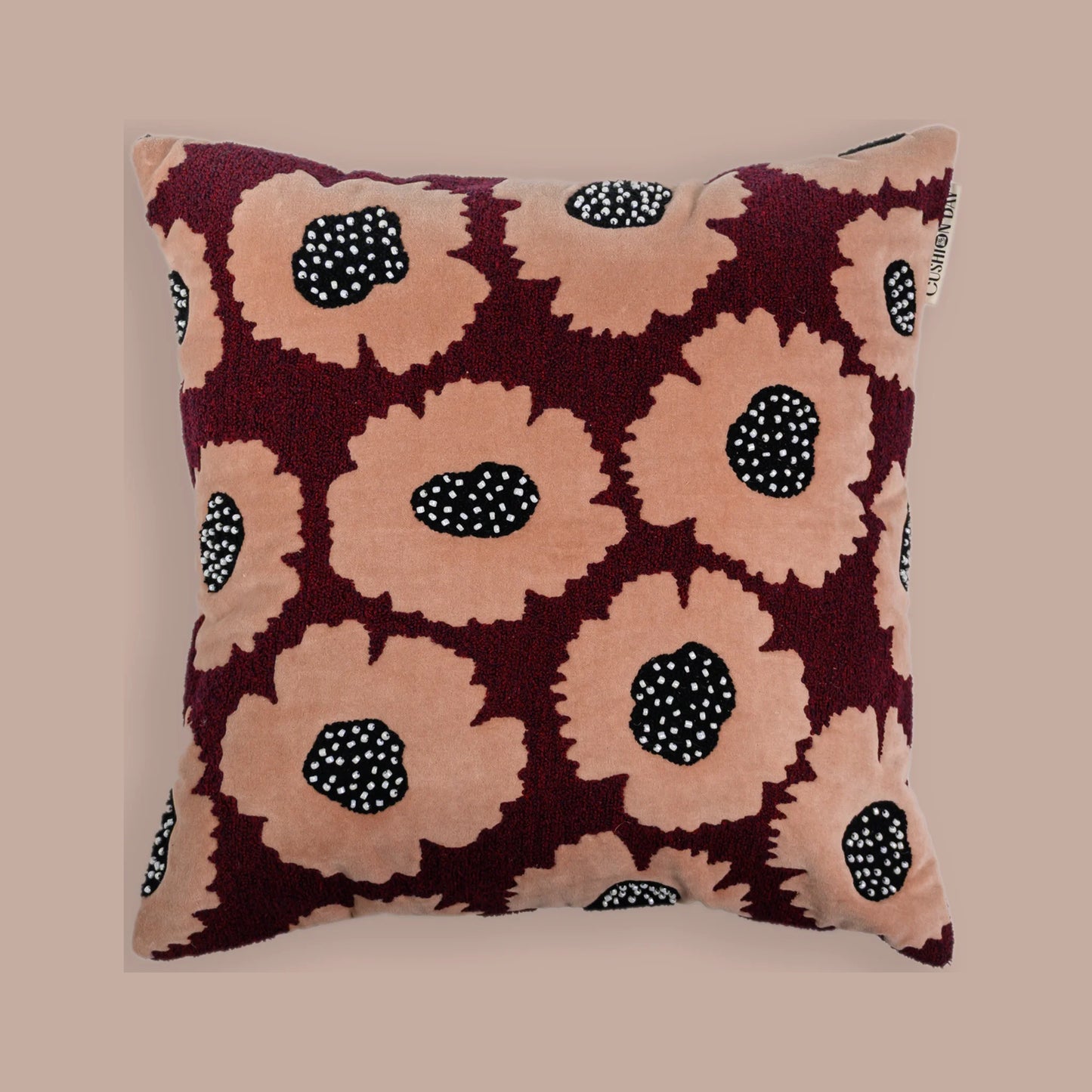 Rosenatt - Mocha Mousse Fløyel Putetrekk