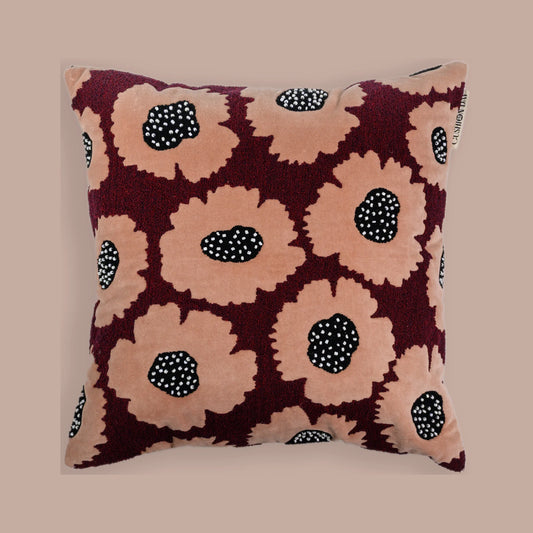 Rosenatt - Mocha Mousse Fløyel Putetrekk