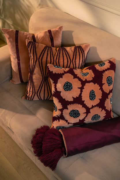 Rosenatt - Mocha Mousse Fløyel Putetrekk