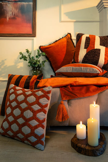 Ro Kolleksjonen - 5 putetrekk 45 cm x 45 cm , 50 cm x 50 cm